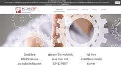 Desktop Screenshot of fokus-zeit.de