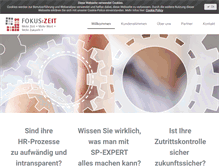 Tablet Screenshot of fokus-zeit.de